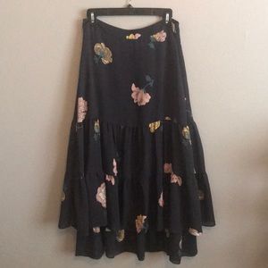 LOFT Floral skirt